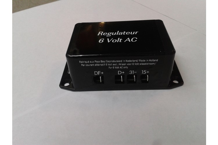 Régulateur 6 Volts électronique  (uniquement pour alternateur 000.075-D)