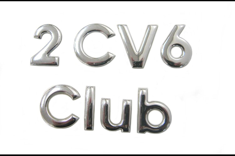 EMBLEEM 2CV6 CLUB
