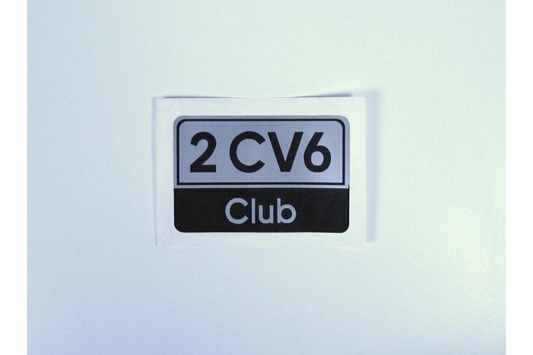 STICKER 2CV6 CLUB