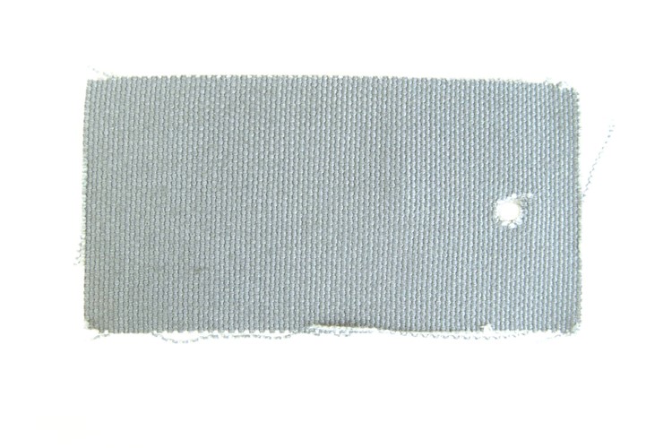 Capote en coton gris avec fermeture extérieure