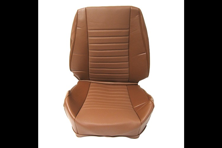 Garniture de siège droit en skaï brun