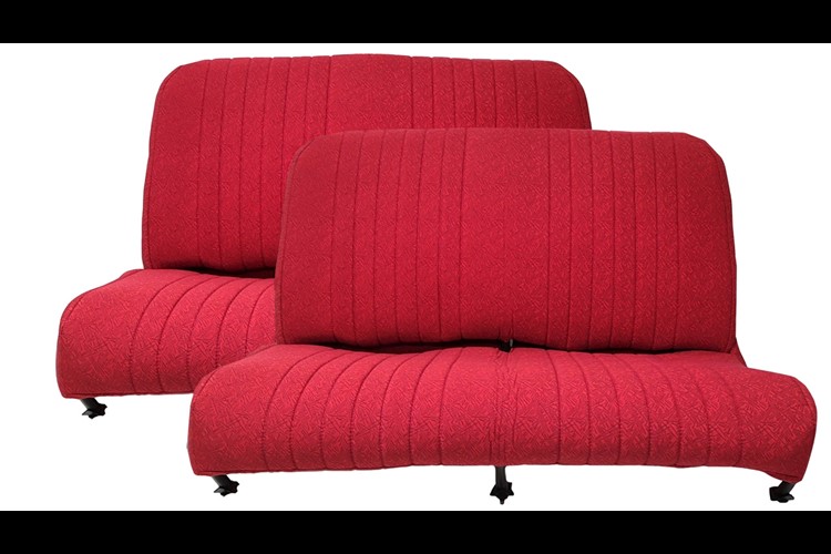 SEAT COVER SET RED BATONNET
