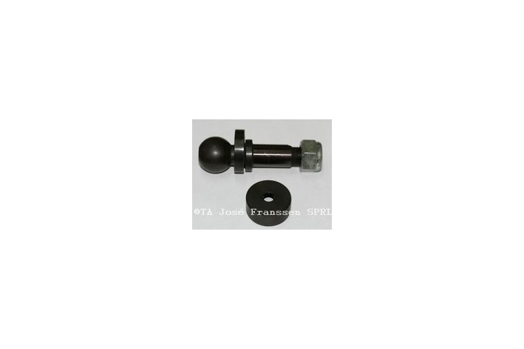 Lower swivel ball assembly with cups and shims