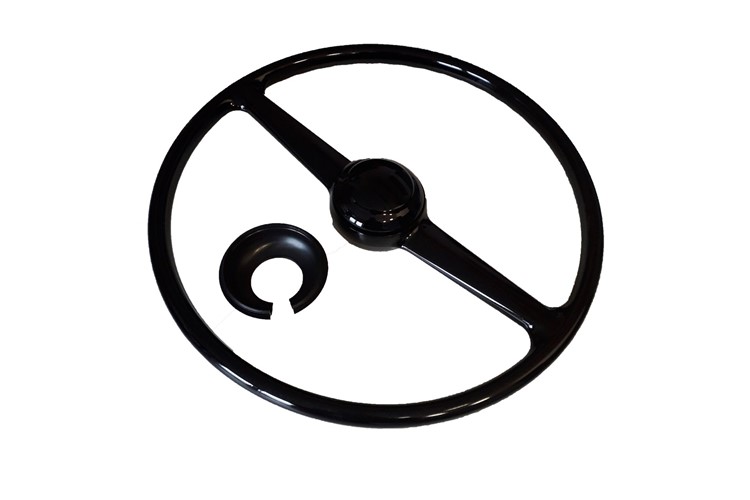 Steering wheel 2 arms black