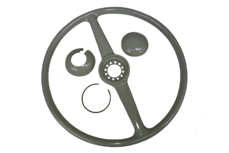 Steering wheel 2 arms grey