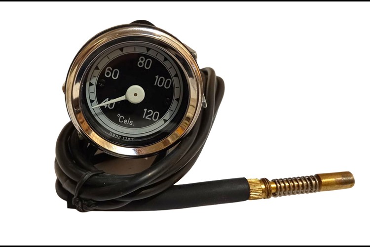 Thermomètre noire (durite) complet  sans sonde