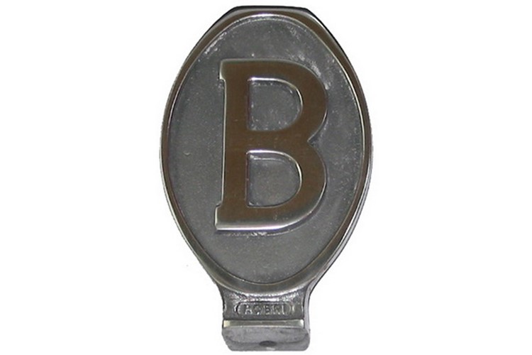 Robri-Länderzeichen B (Aluminium)