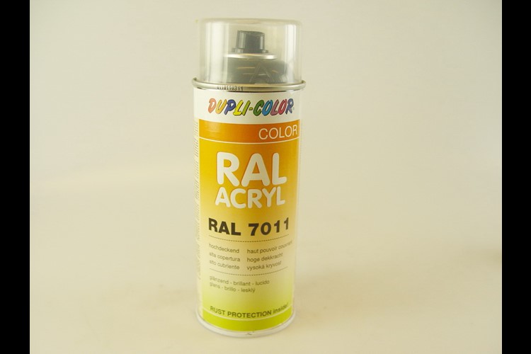 Peinture acrylique grise pour tableau de bord RAL 7011